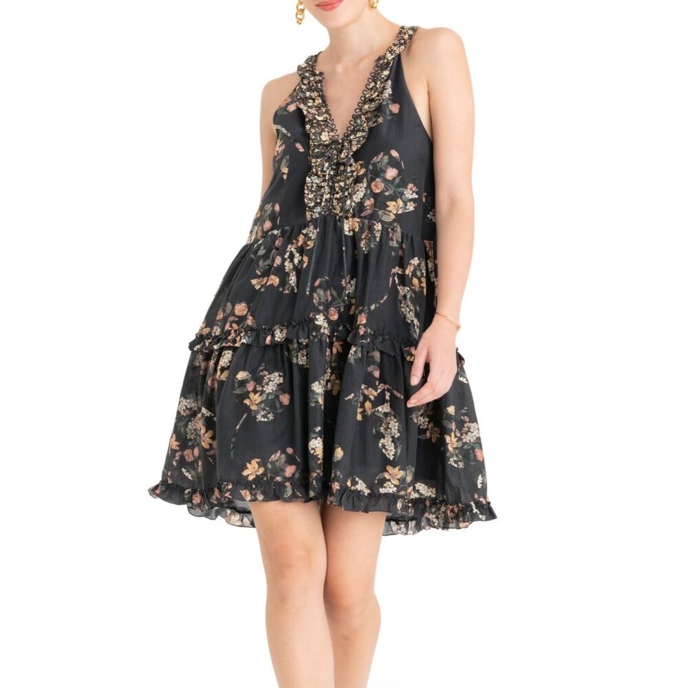 Super Natural By Secret Mission Cape Town Isabel Mini Dress Black Womens Size Sm